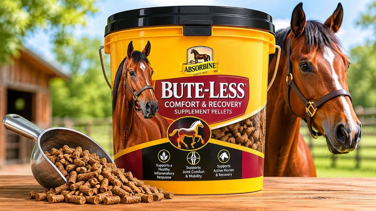 Absorbine Bute-Less Pellets: A Natural Solution for Equine Recovery Support
