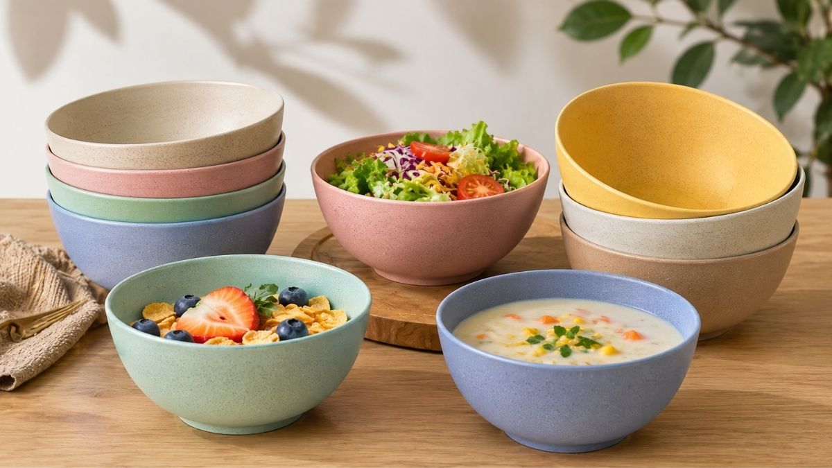 Quatish Wheat Straw Bowls: A Practical Alternative to Traditional Dinnerware
