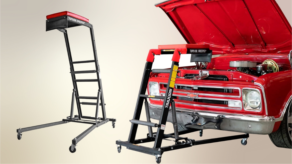 The Traxion 3-100 Creeper Makes Topside Engine Work Less Painful