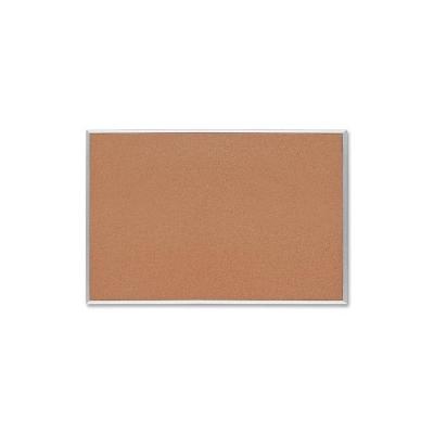 spr19764-spparco Products Cork Board - 1/2 Thick - 3 x 2 - Aluminum Frame, Brown