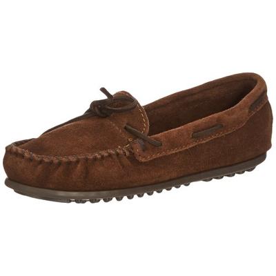 Minnetonka Moccasin (Tod/Yth) - Chocolate-3 Youth