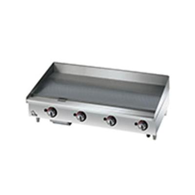 Star 36 Griddle 1 Chrome Plate, Thermostat Controls, 4-in Legs