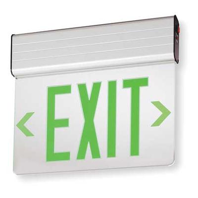LITHONIA LIGHTING EDG 2 G EL M6 ACUITY LITHONIA Aluminum LED Exit Sign with
