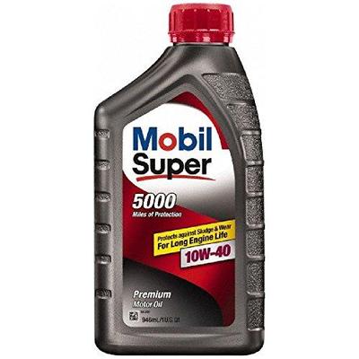 Super Mobil Super (120430-6PK) 10W-40 Motor Oil - 1 Quart, (Pack of 6)