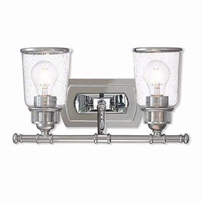 Livex Lighting 10512-05 Lawrenceville Polished Chrome 2 Light Bath Vanity