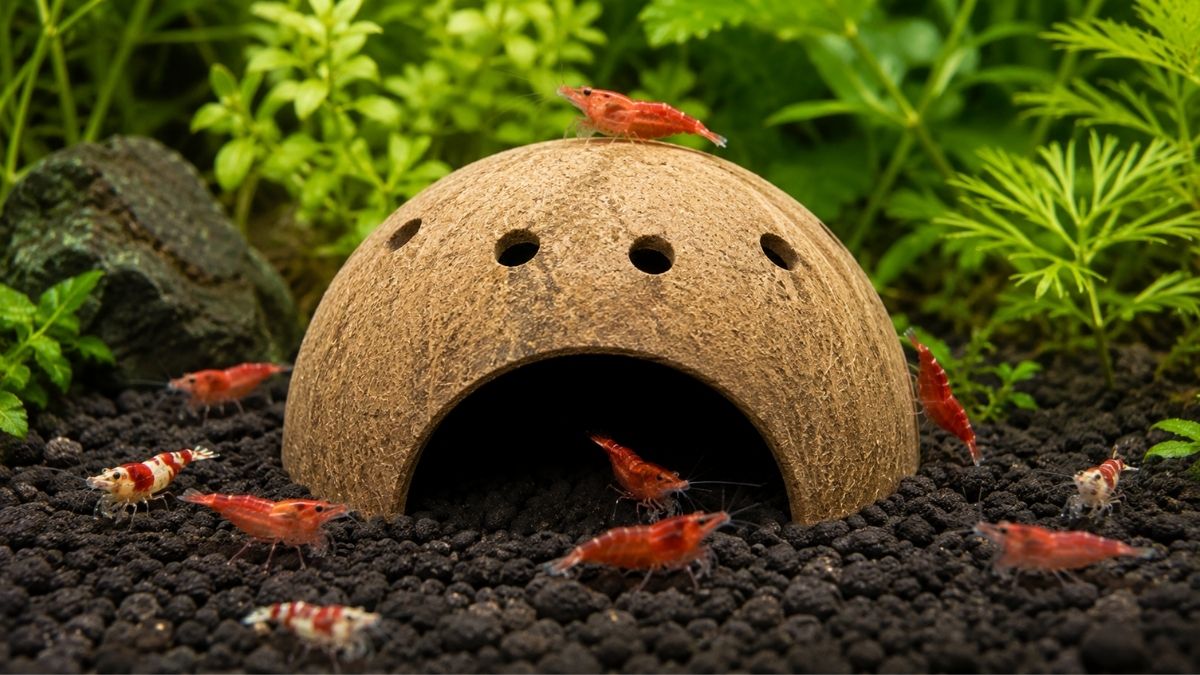 CTWPets Shrimp Dome Hide for Freshwater Shrimp Tanks