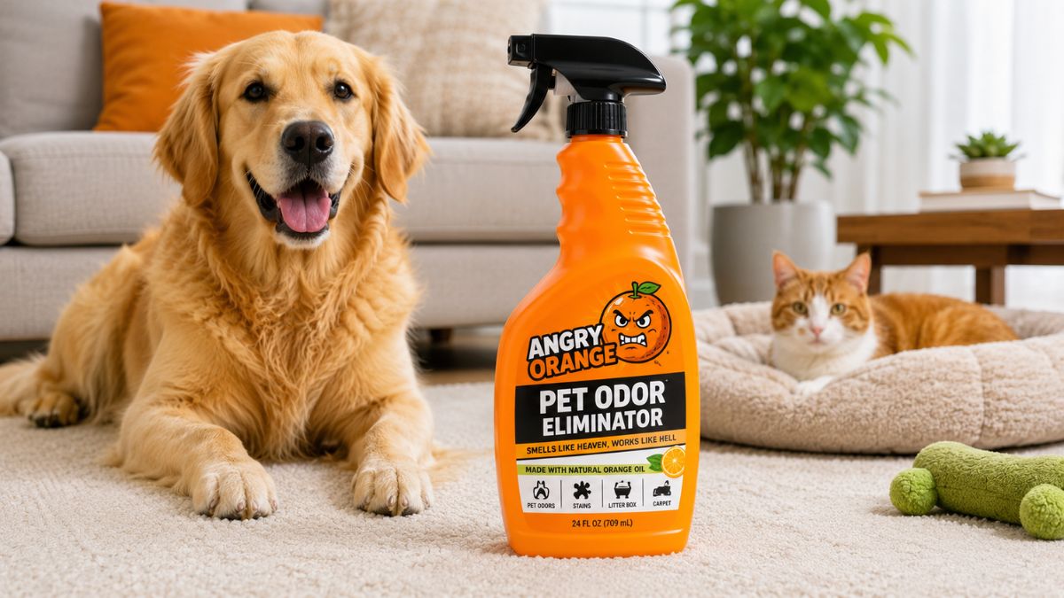Angry Orange Pet Odor Eliminator: A Fresh Approach to Pet Odor Control