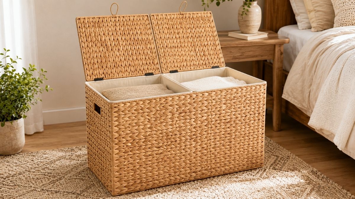 SETVSON Storage Basket with Lid: A Stylish and Functional Storage Solution for Every Room