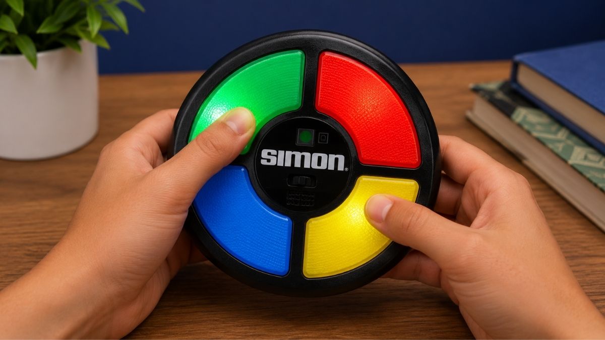 Simon Memory Game Challenges Your Memory Without Screens