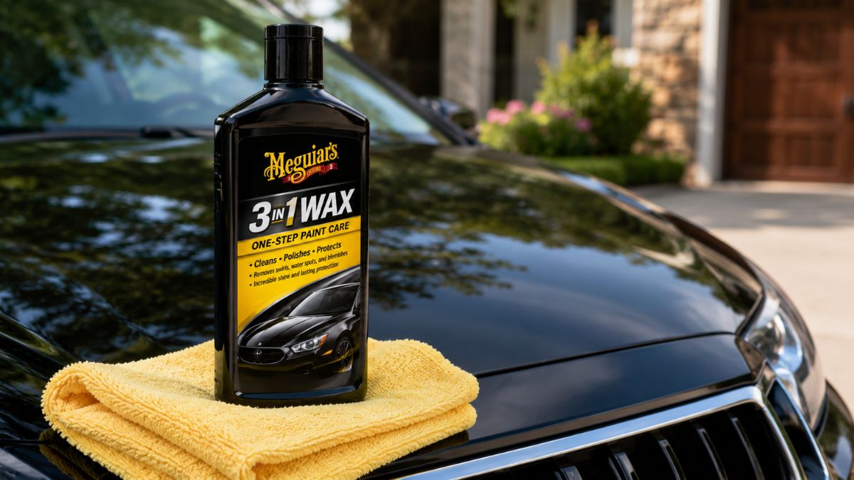 Meguiar’s 3-in-1 Wax: An Easy Solution for Cleaning, Polishing, and Protecting Your Vehicle