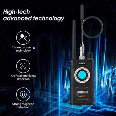 Multifunction Reverse Camera Detector Anti Monitoring GPS Signal RF Tracker Detect Covert Listening Device